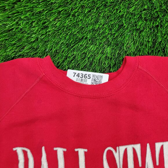 Vintage Ball State Cardinals Sweatshirt Womens 2XL 25x23 Red - Picture 9 of 14